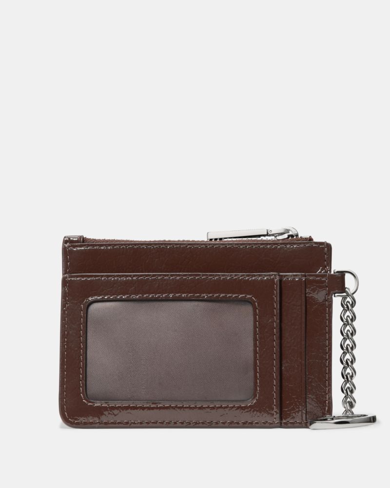 Kate Spade Outlet Shiny Leather Key Ring Card Holder - Preorder
