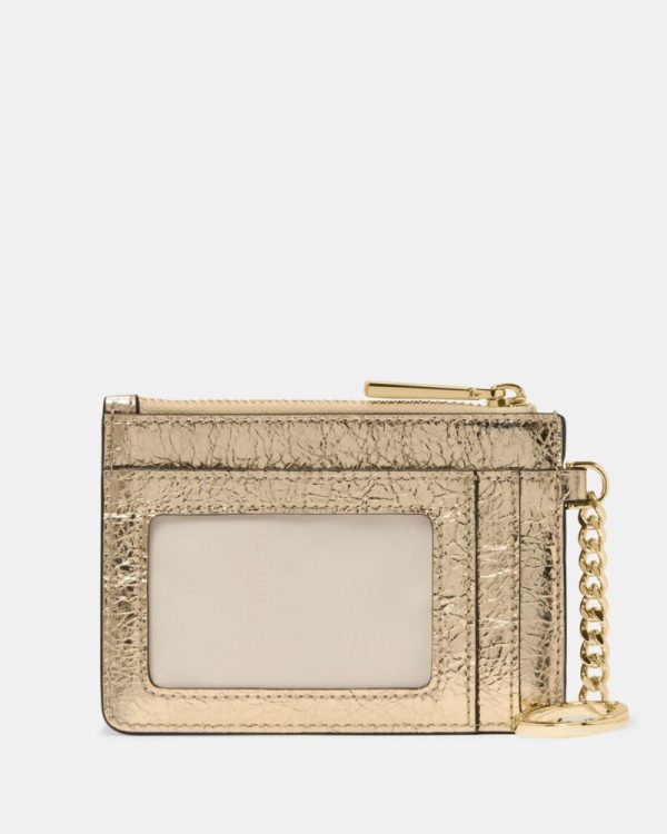 Kate Spade Outlet Metallic Key Ring Card Holder - Preorder