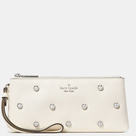 Kate Spade Outlet Wren Studded Wristlet - Preorder — Meringue