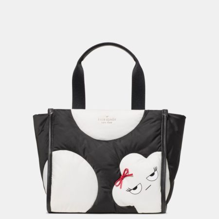 Kate Spade Outlet Kip Monsters Small Tote Bag - Preorder — Black Multi