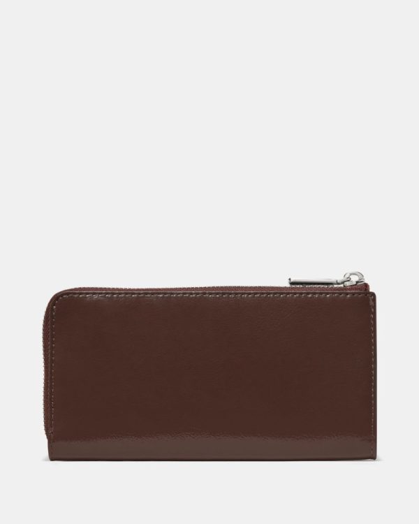 Kate Spade Outlet Shiny Leather Large Slim L-zip Wallet - Preorder
