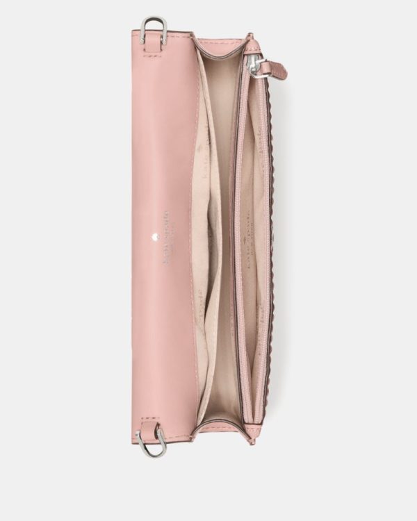 Kate Spade Outlet Scarlett Shiny Quilted Wallet On Chain - Preorder