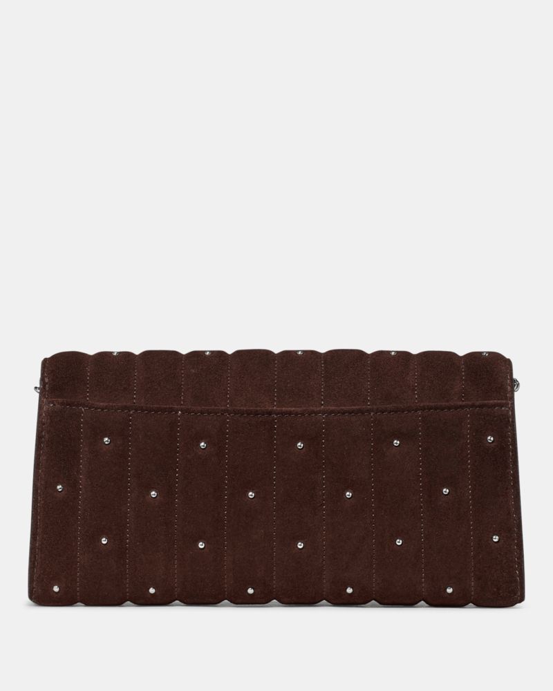Kate Spade Outlet Scarlett Quilted Suede Wallet On Chain - Preorder