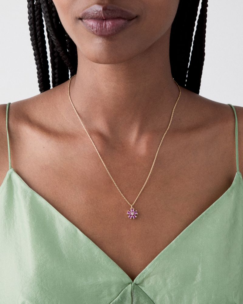 Kate Spade Outlet You're A Gem Flower Pendant - Preorder