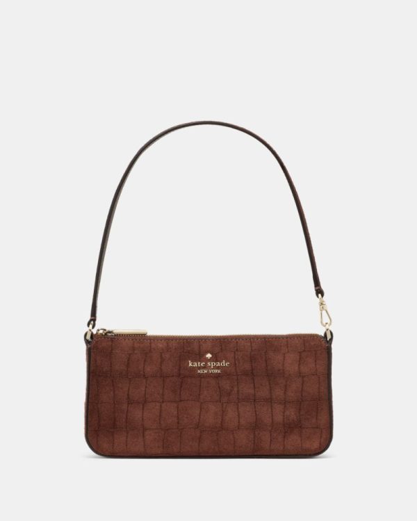 Kate Spade Outlet Gemini Suede Croc Mini Bag - Preorder