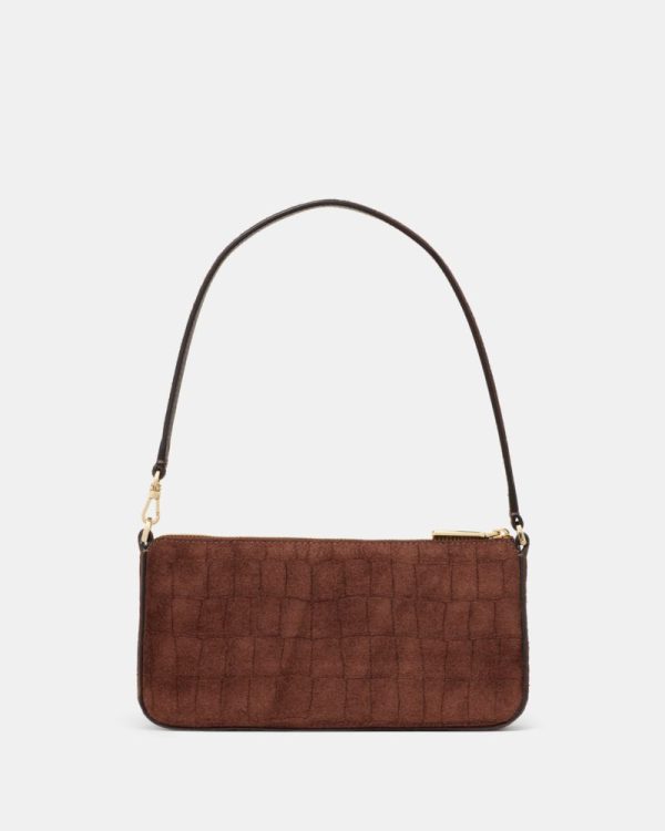 Kate Spade Outlet Gemini Suede Croc Mini Bag - Preorder
