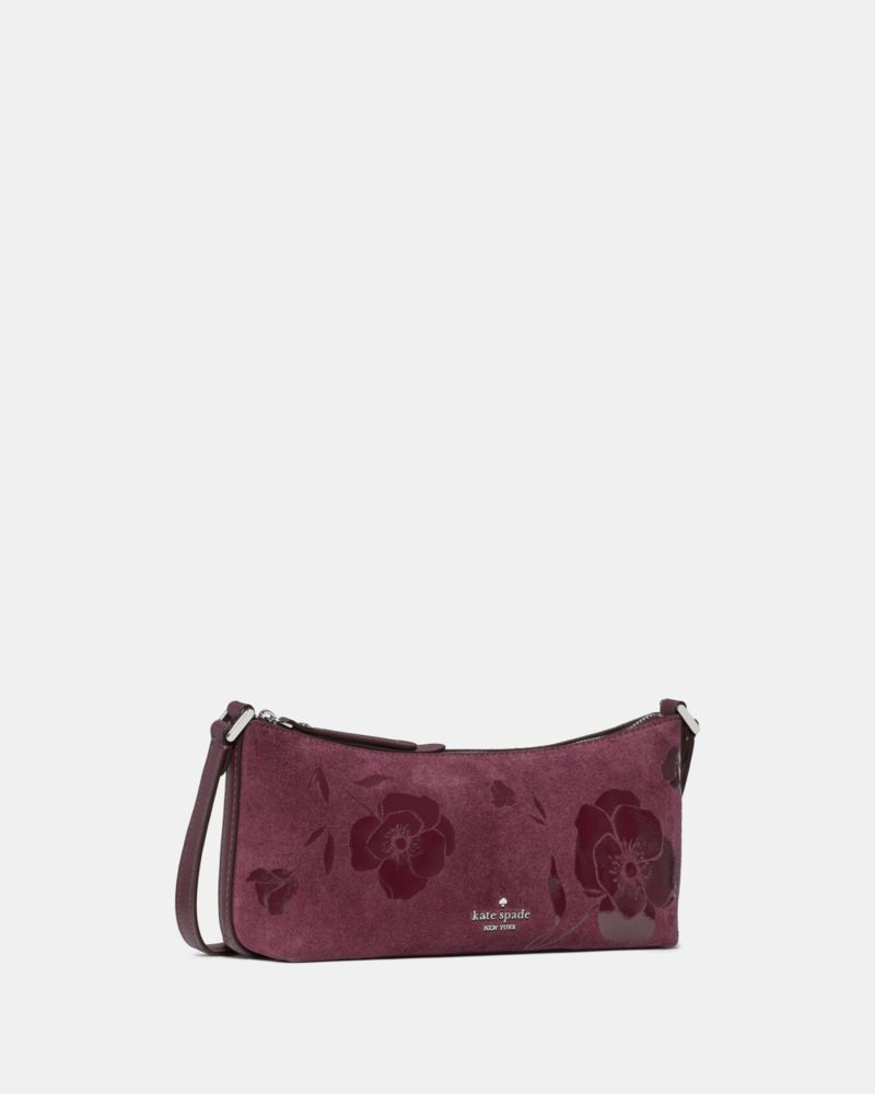 Kate Spade Outlet Lenox Floral Suede Mini Crossbody Bag - Preorder