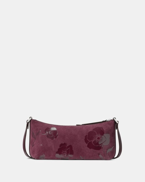 Kate Spade Outlet Lenox Floral Suede Mini Crossbody Bag - Preorder