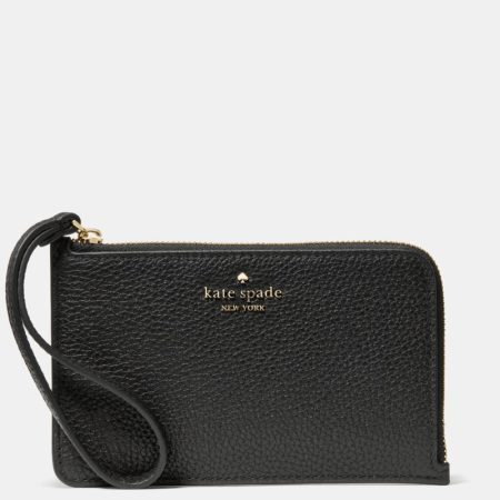 Kate Spade Outlet Lucy Small Wristlet - Preorder — Black