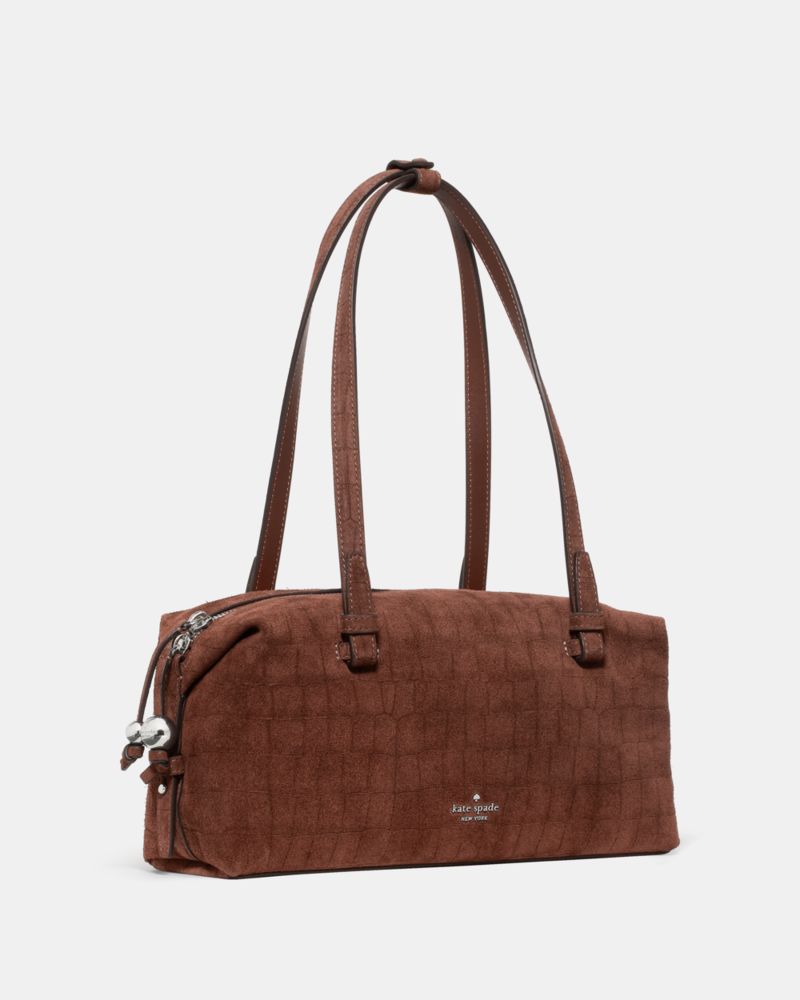 Kate Spade Outlet Billie Suede Croc Shoulder Bag - Preorder
