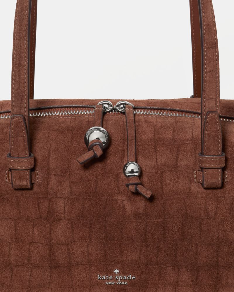 Kate Spade Outlet Billie Suede Croc Shoulder Bag - Preorder