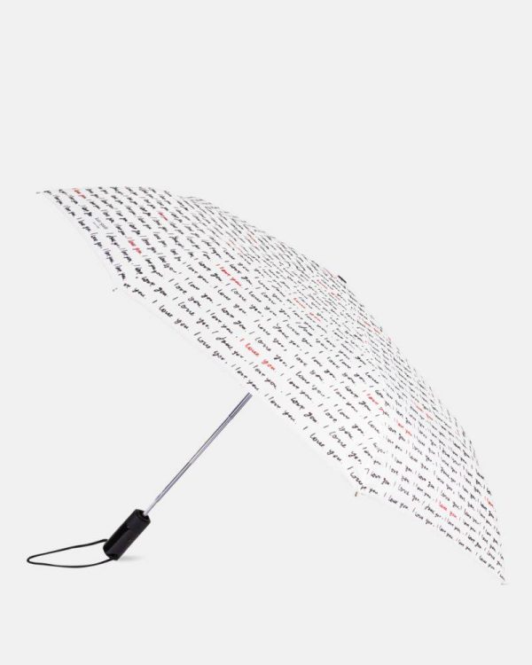 Kate Spade Outlet I Love You Travel Umbrella - Preorder