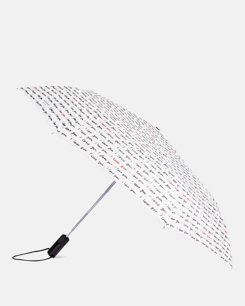Kate Spade Outlet I Love You Travel Umbrella - Preorder