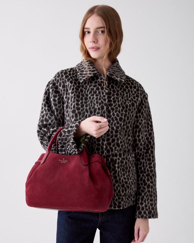 Kate Spade Outlet Dumpling Suede Large Satchel Bag - Preorder