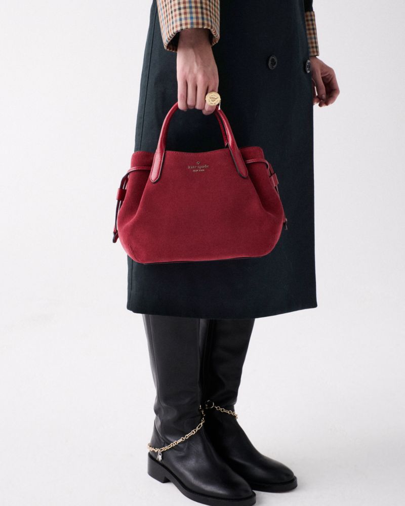 Kate Spade Outlet Dumpling Suede Satchel Bag - Preorder