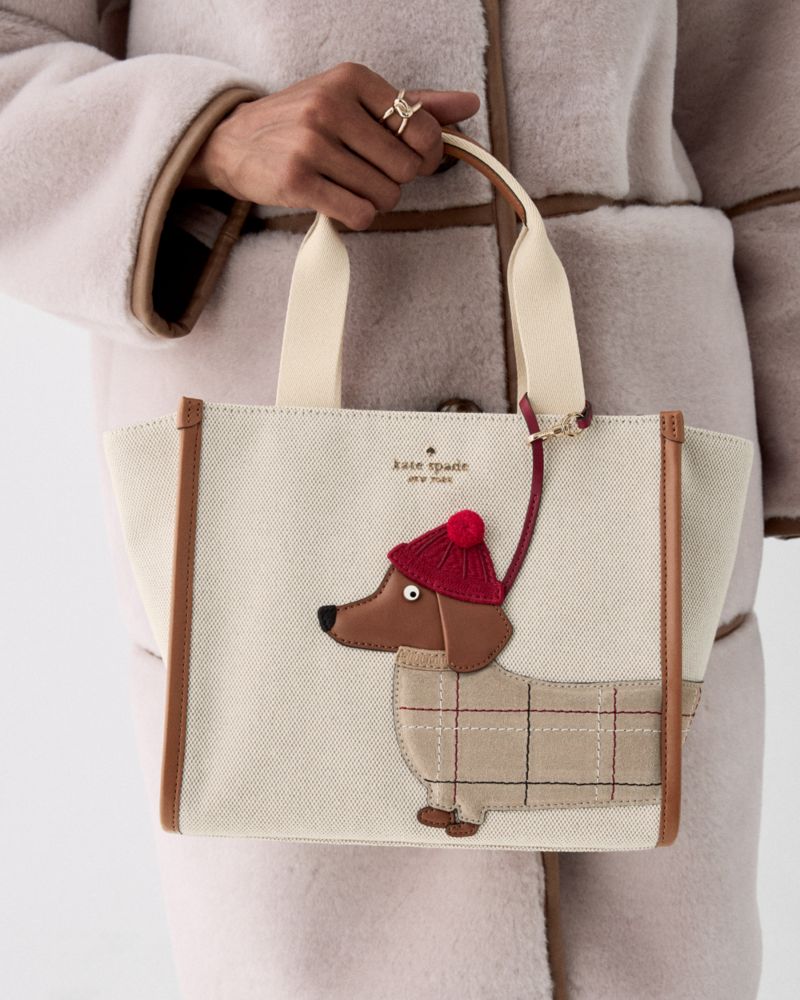 Kate Spade Outlet Kip Charlie Dachshund Small Tote Bag - Preorder