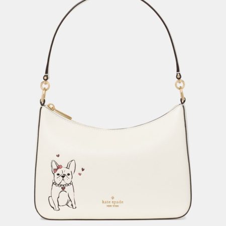 Kate Spade Outlet Margot Lottie Frenchie Medium Shoulder Bag - Preorder — Meringue Multi