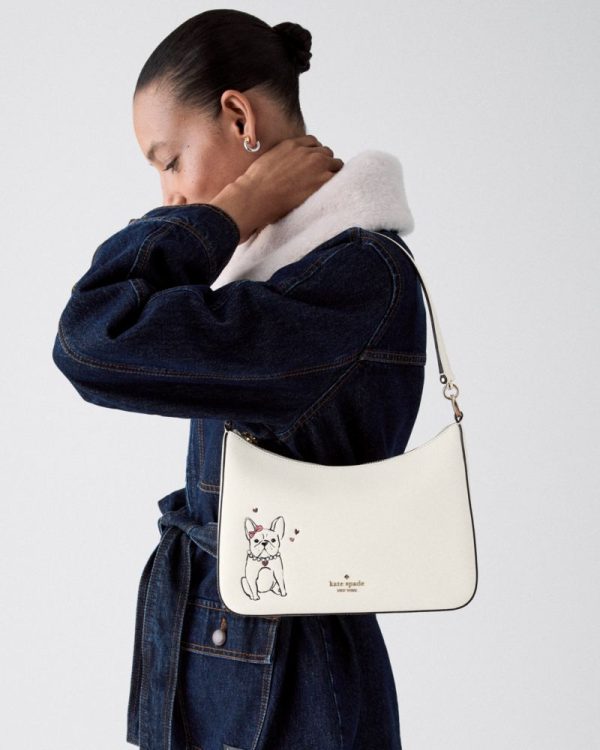Kate Spade Outlet Margot Lottie Frenchie Medium Shoulder Bag - Preorder
