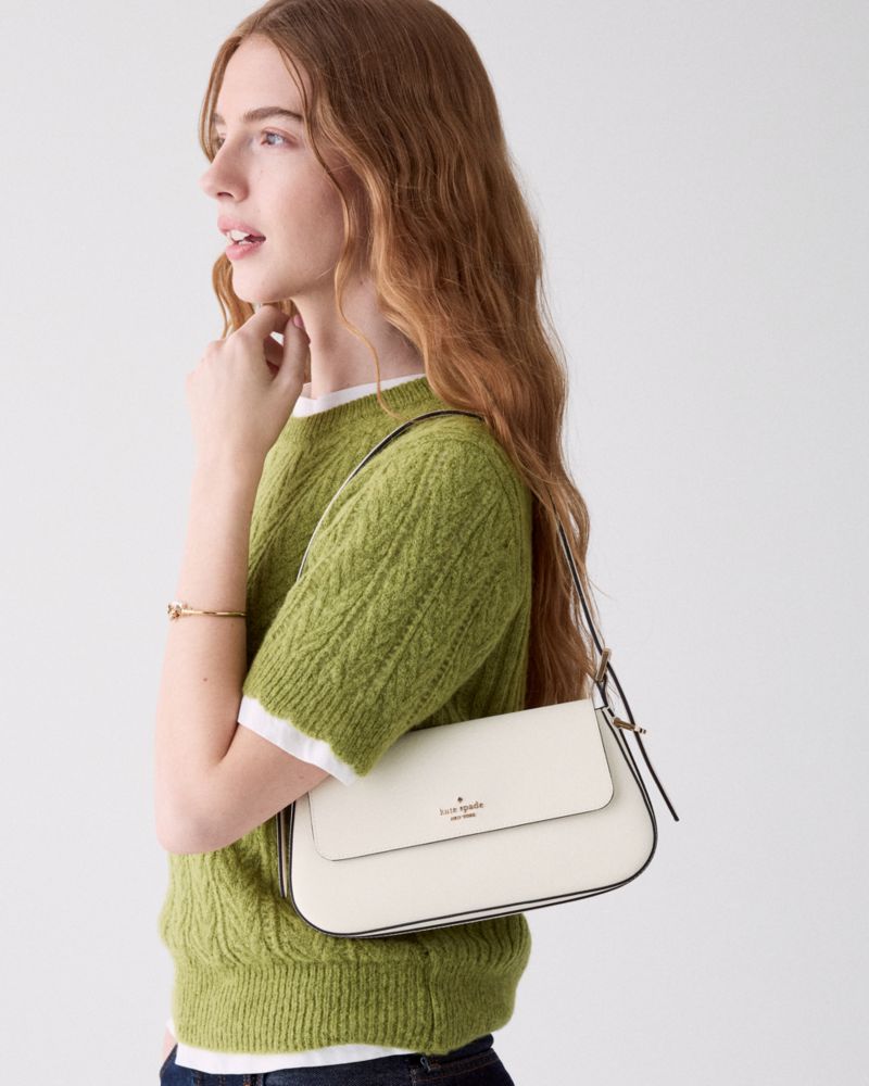 Kate Spade Outlet Gwen Textured Patent Shoulder Bag - Preorder