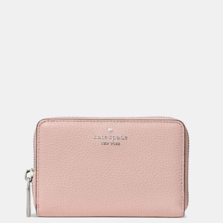 Kate Spade Outlet Medium Zip Wallet - Preorder — Rose Smoke