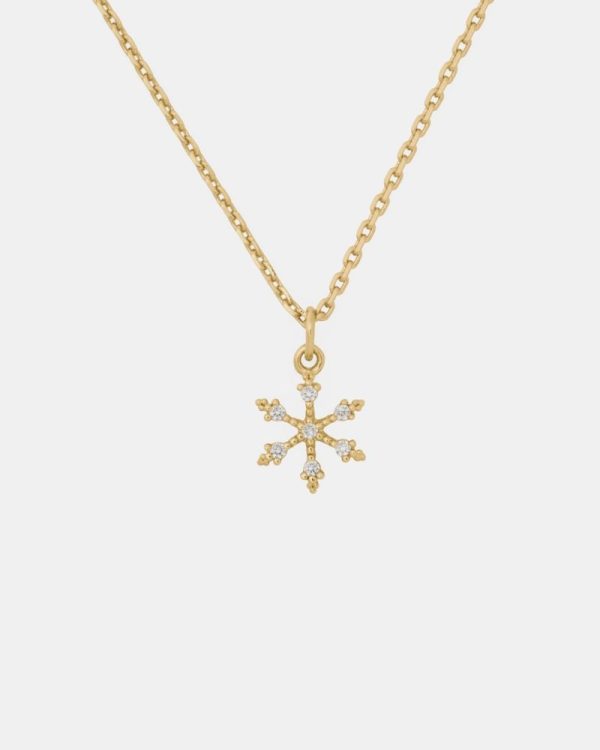 Kate Spade Outlet You're A Gem Pave Snowflake Pendant - Preorder