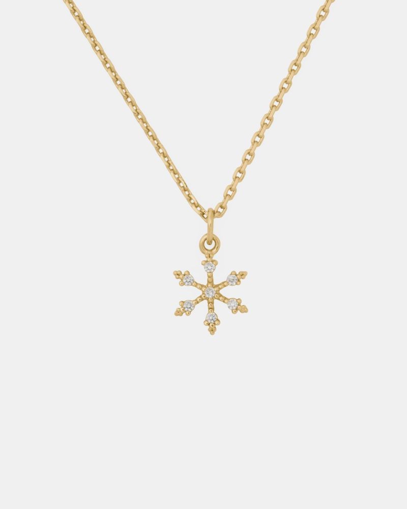 Kate Spade Outlet You're A Gem Pave Snowflake Pendant - Preorder