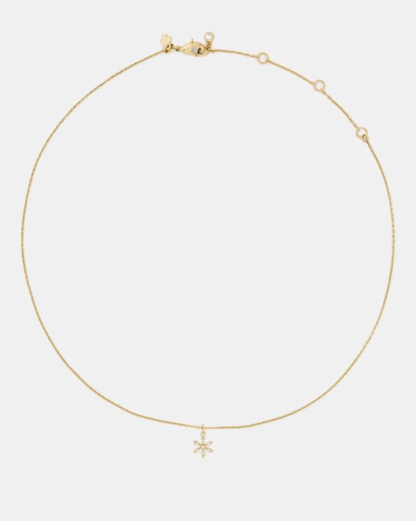 Kate Spade Outlet You're A Gem Pave Snowflake Pendant - Preorder