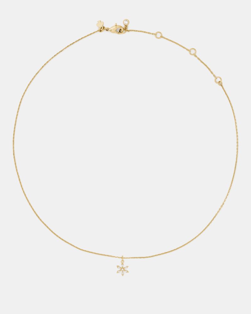Kate Spade Outlet You're A Gem Pave Snowflake Pendant - Preorder - Image 4