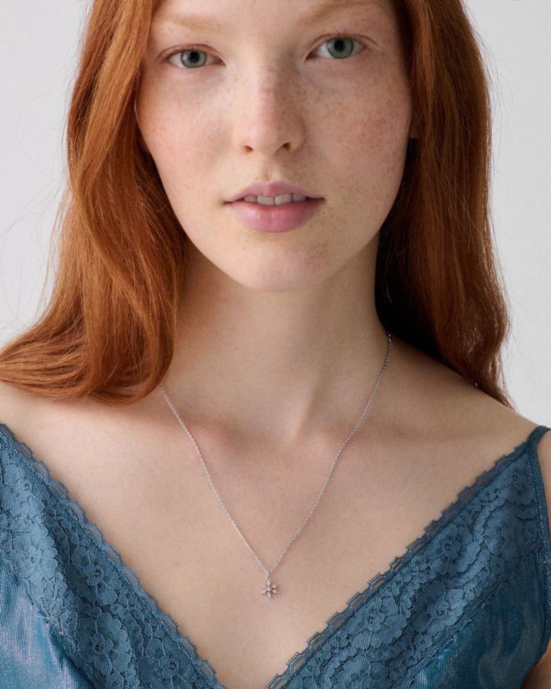 Kate Spade Outlet You're A Gem Pave Snowflake Pendant - Preorder - Image 5