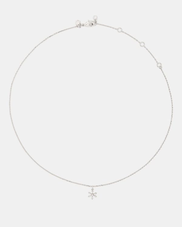 Kate Spade Outlet You're A Gem Pave Snowflake Pendant - Preorder