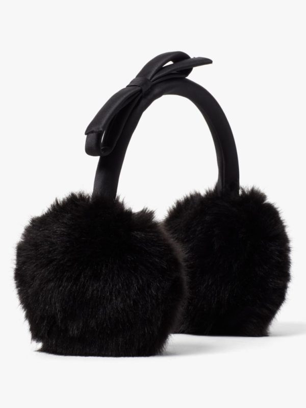 Kate Spade Outlet Shoelace Bow Earmuffs - Preorder