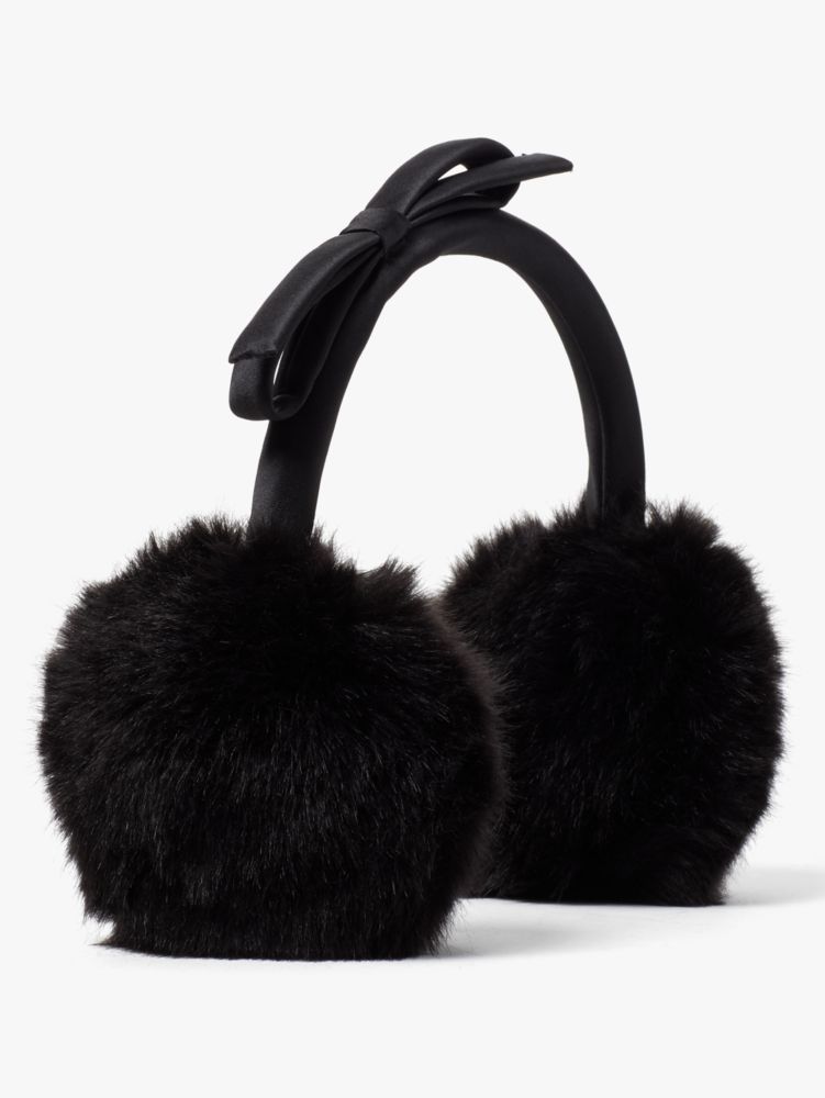 Kate Spade Outlet Shoelace Bow Earmuffs - Preorder