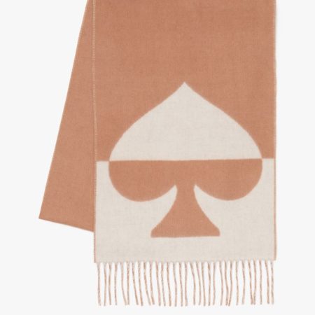 Kate Spade Outlet Wool Cashmere Oversized Scarf - Preorder — Cream