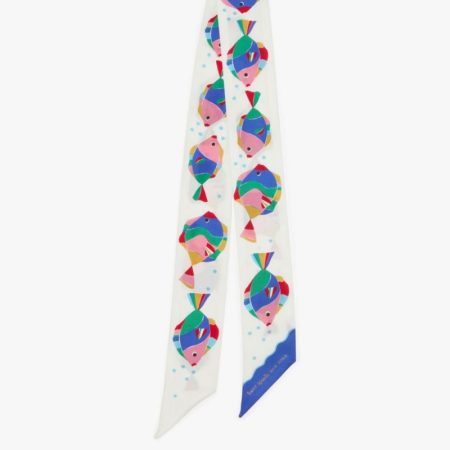 Kate Spade Outlet Rainbow Fish Skinny Scarf - Preorder — Multi