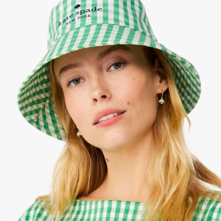 Kate Spade Outlet Jazzy Gingham Bucket Hat - Preorder — Fresh Greens