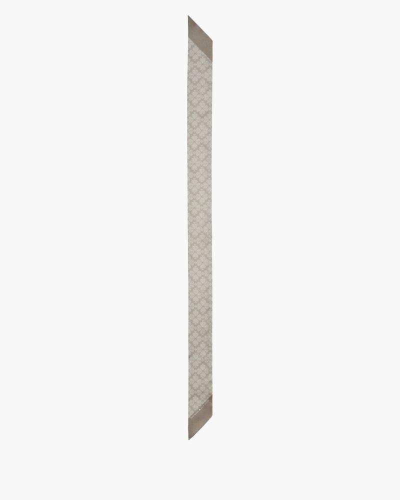 Kate Spade Outlet Textured Spade Flower Skinny Scarf - Preorder