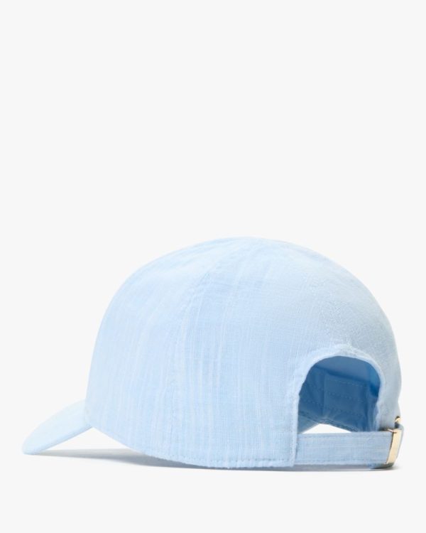 Kate Spade Outlet Chambray Spade Baseball Cap - Preorder