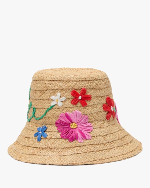 Kate Spade Outlet Floral Embroidered Sunhat - Preorder