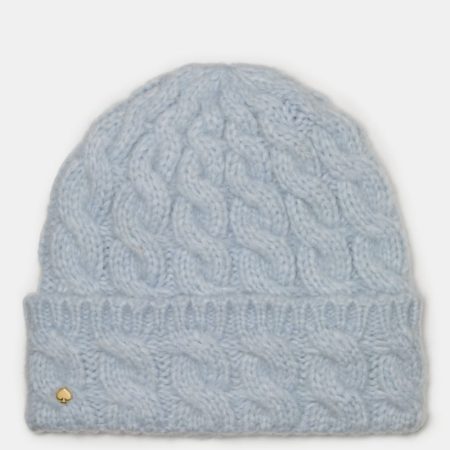 Kate Spade Outlet Cable Knit Beanie - Preorder — Light Blue