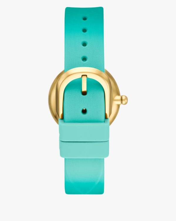 Kate Spade Outlet Mini Park Row Blue Ombré Silicone Watch - Preorder
