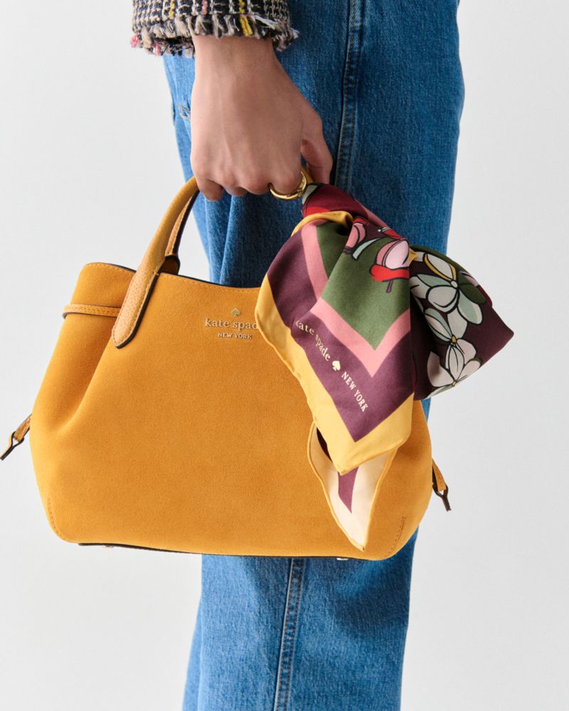 Kate Spade Outlet Mushroom Patch Silk Square Scarf - Preorder