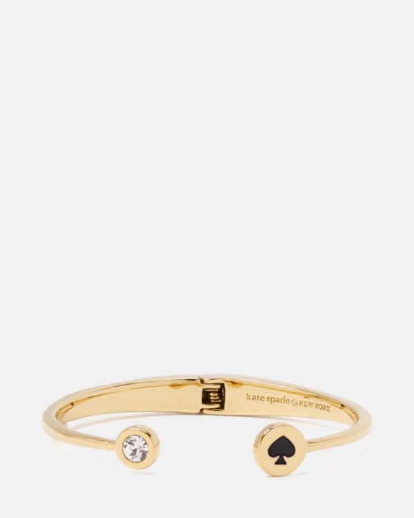 Kate Spade Outlet Spot The Spade Open Hinge Bangle - Preorder