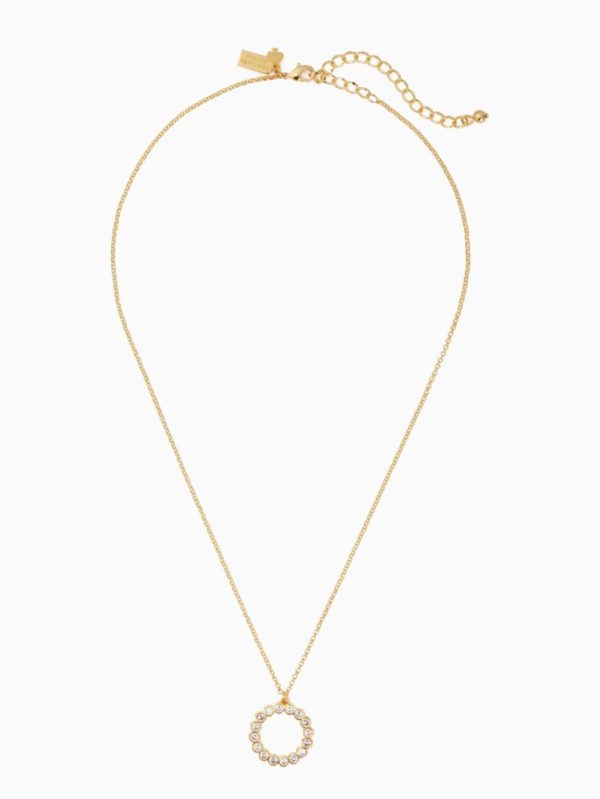 Kate Spade Outlet Full Circle Mini Pendant Necklace - Preorder