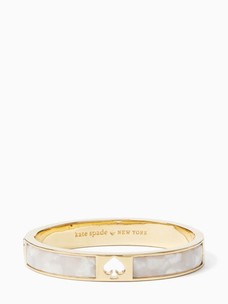 Kate Spade Outlet Hole Punch Spade Hinge Bangle - Preorder