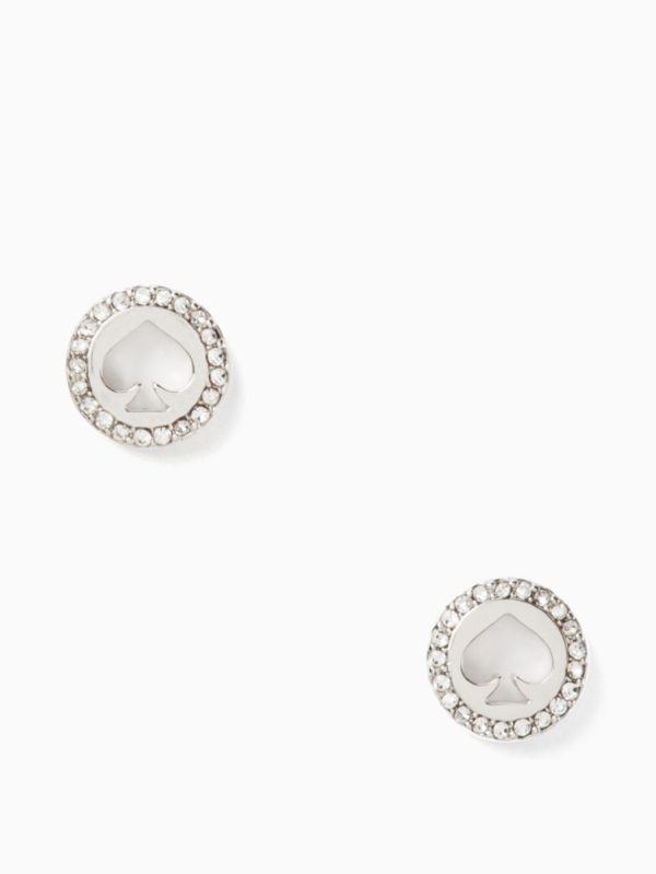 Kate Spade Outlet Spot The Spade Pave Halo Spade Studs - Preorder