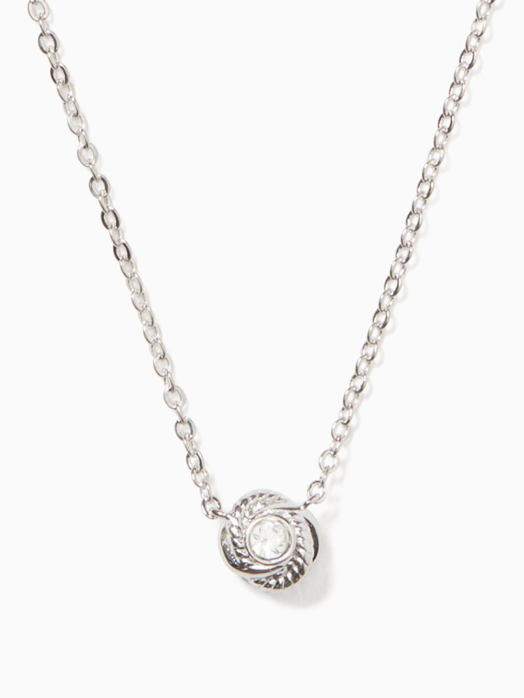 Kate Spade Outlet Infinity And Beyond Knot Mini Pendant Necklace - Preorder