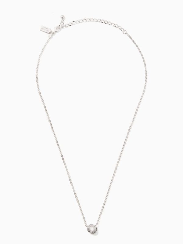 Kate Spade Outlet Infinity And Beyond Knot Mini Pendant Necklace - Preorder