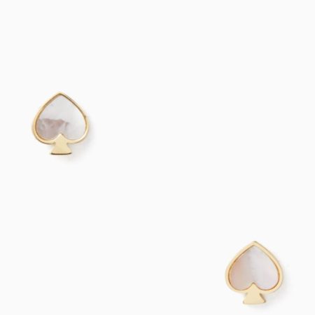 Kate Spade Outlet Signature Spade Studs - Preorder — Cream Multi