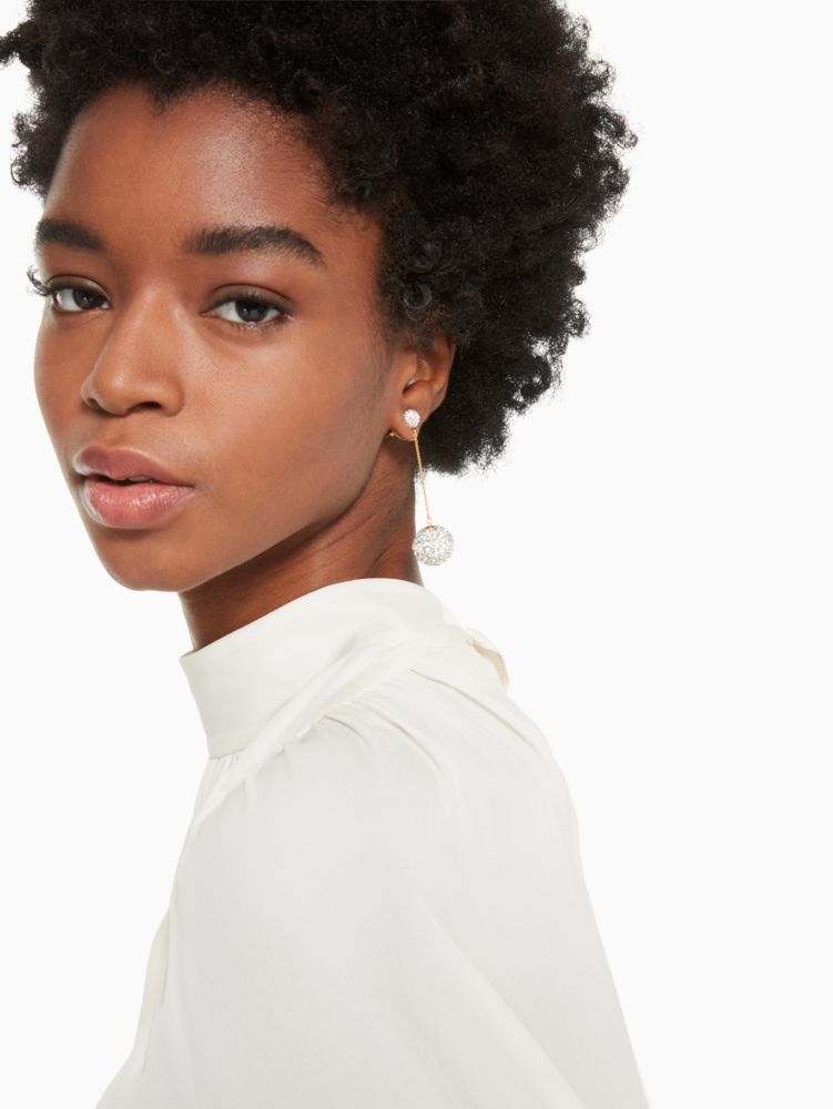 Kate Spade Outlet Razzle Dazzle Linear Earrings - Preorder