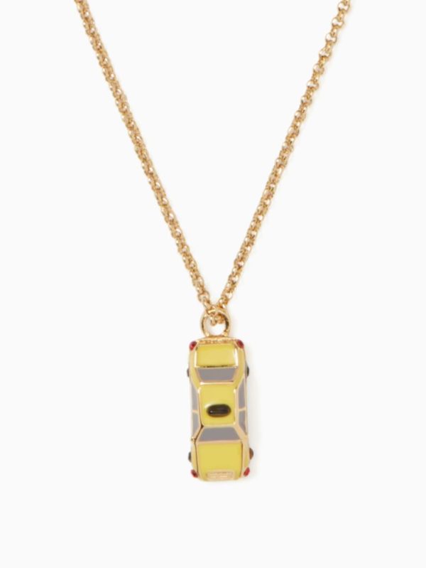 Kate Spade Outlet Ma Cherie Taxi Mini Pendant - Preorder